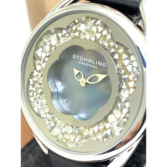 Stuhrling Women's Watch 995 Lily Quartz Blue Mother of Pearl Dial 38mm L… - Picture 13 of 14